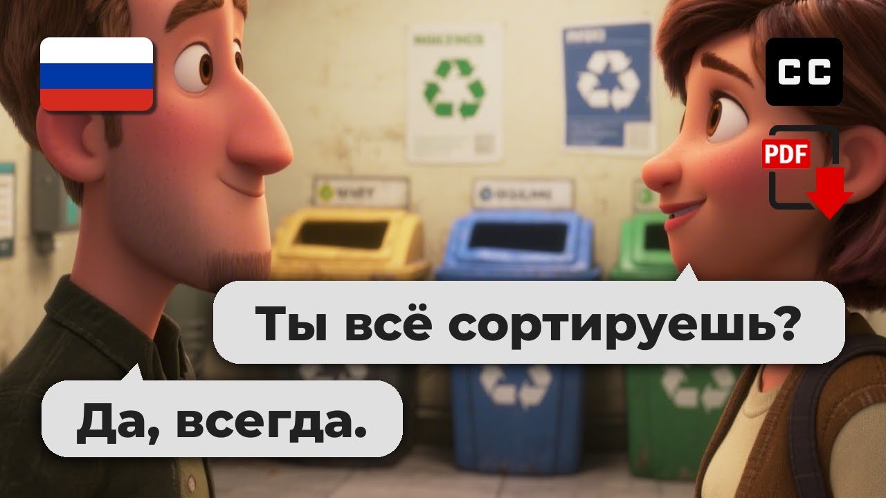 10 реальных русских диалогов для изучения русского для начинающих 🗣️