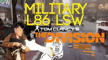 The Division Weapons - Military L86 LSW Light Machinegun Showcase