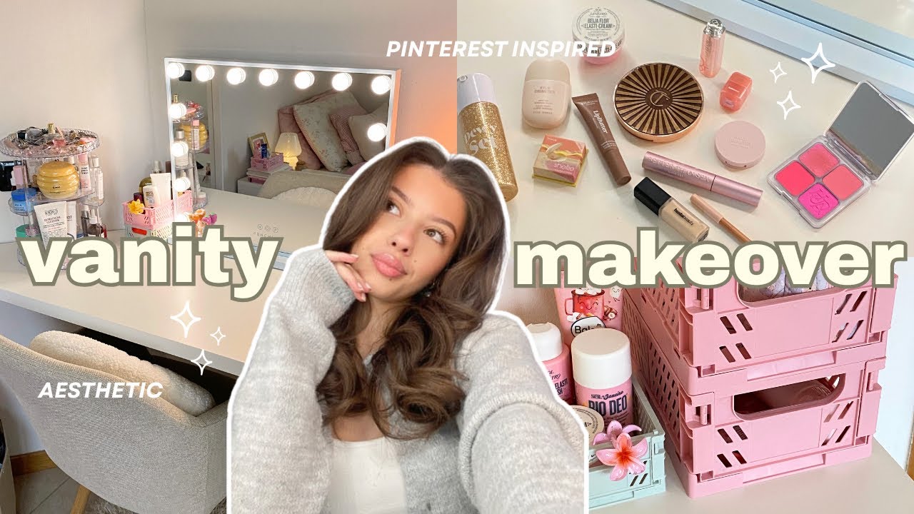 VANITY MAKEOVER | creiamo da zero il vanity dei miei sogni⭐️🪞🎀🥞 