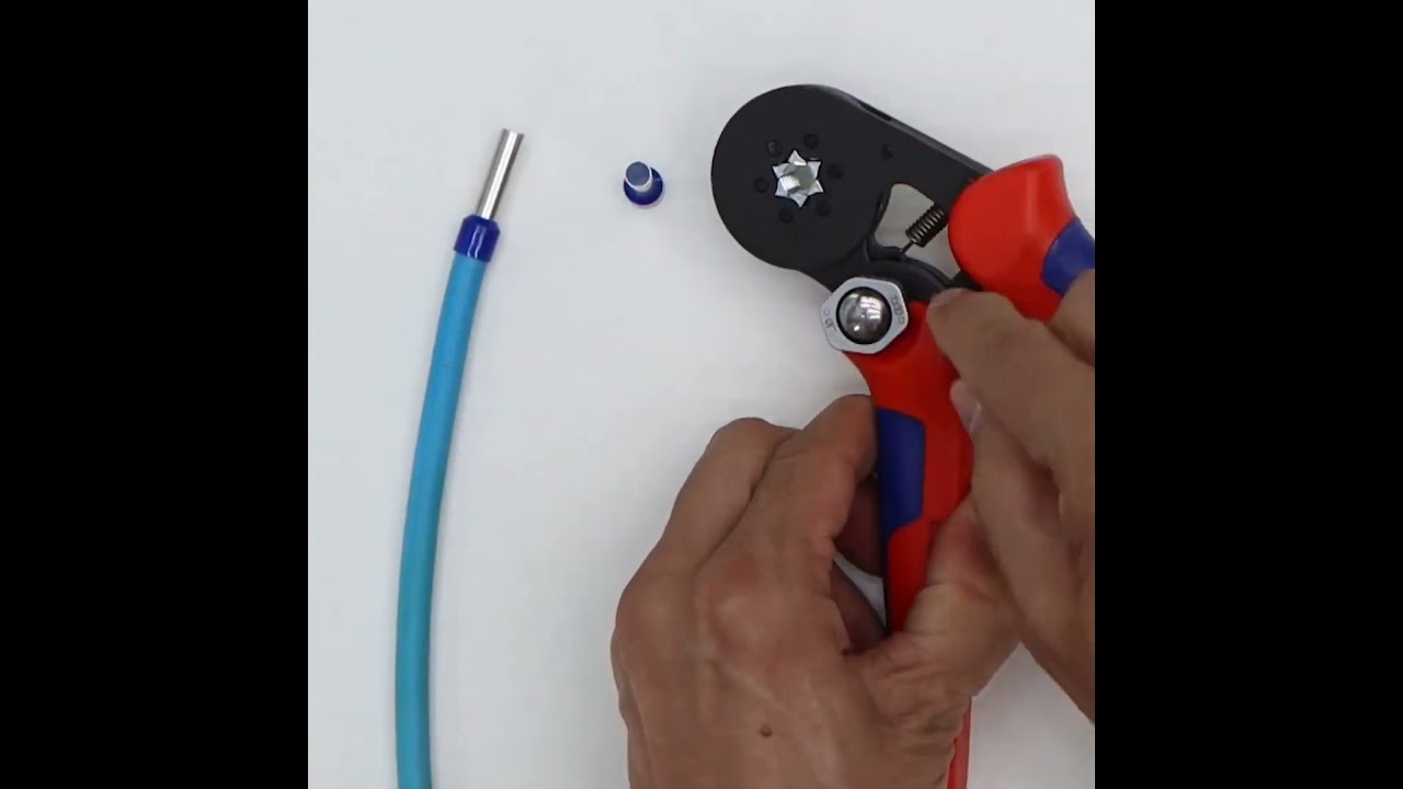 KNIPEX 97 53 14 Self-Adjusting Crimping Pliers 