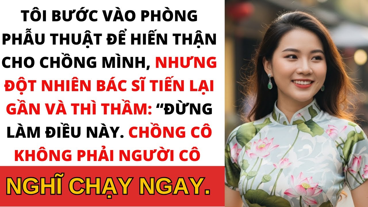 CHẠY NGAY! Chồng cô không phải người cô nghĩ, bác sĩ nói trước ca phẫu thuật…