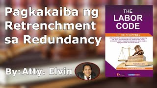 Pagkakaiba ng Retrenchment sa Redundancy