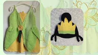 Disfraz de Tiana "La princesa y el sapo" - Tiana dress 🐸 Gorro 🐸