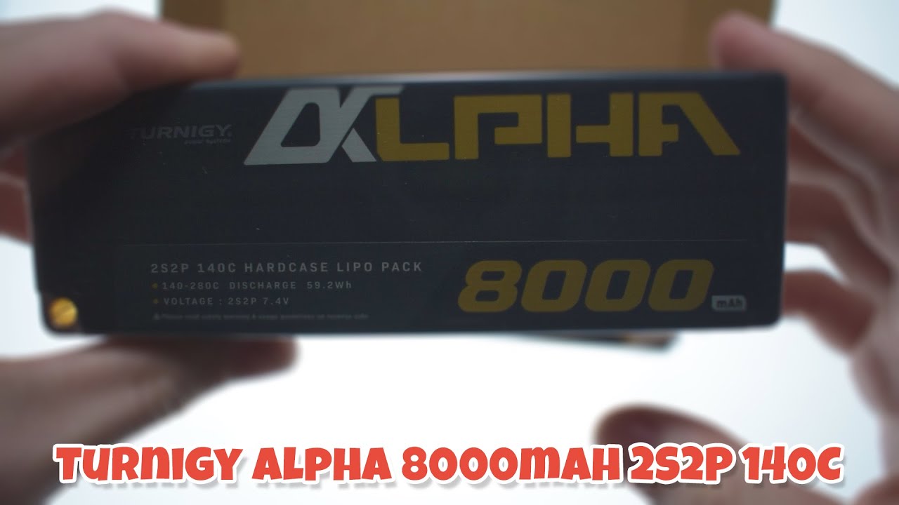 Unboxing - Turnigy Alpha 8000mAh 2S2P 140C Premium Hardcase Lipo Battery Pack