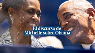La emoción de Barack Obama ante el discurso de Michelle: Nunca has dejado de asombrarme