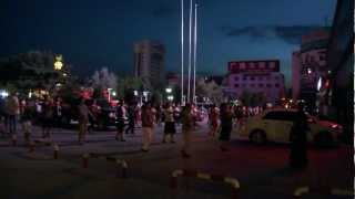 20120814_甘肅武威夜間集體舞