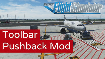 Toolbar Pushback Mod voor Microsoft Flight Simulator 2020