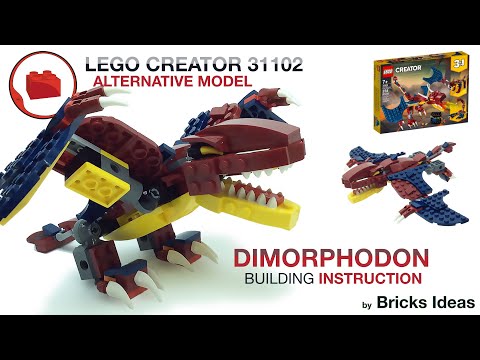 레고 공룡 - 디모르포돈 MOC - LEGO CREATOR 31102 대체 조립 설명서 25부