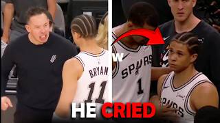Carter Bryant Crying After Mitch Johnson’s Furious Outburst on the Sideline 😳