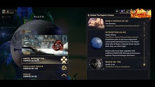 Warframe Regna (Pluto) Mission Interception level 65-80