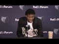 GG Jackson II Press Conference | Rockets vs. Grizzlies