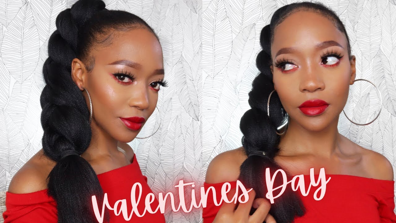 Teairra Walker Inspired Valentines Day Makeup Extremely Beginner Friendly | South African Youtuber