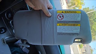 New-to-me sun visors on the Subi! The little details are a bugger!!