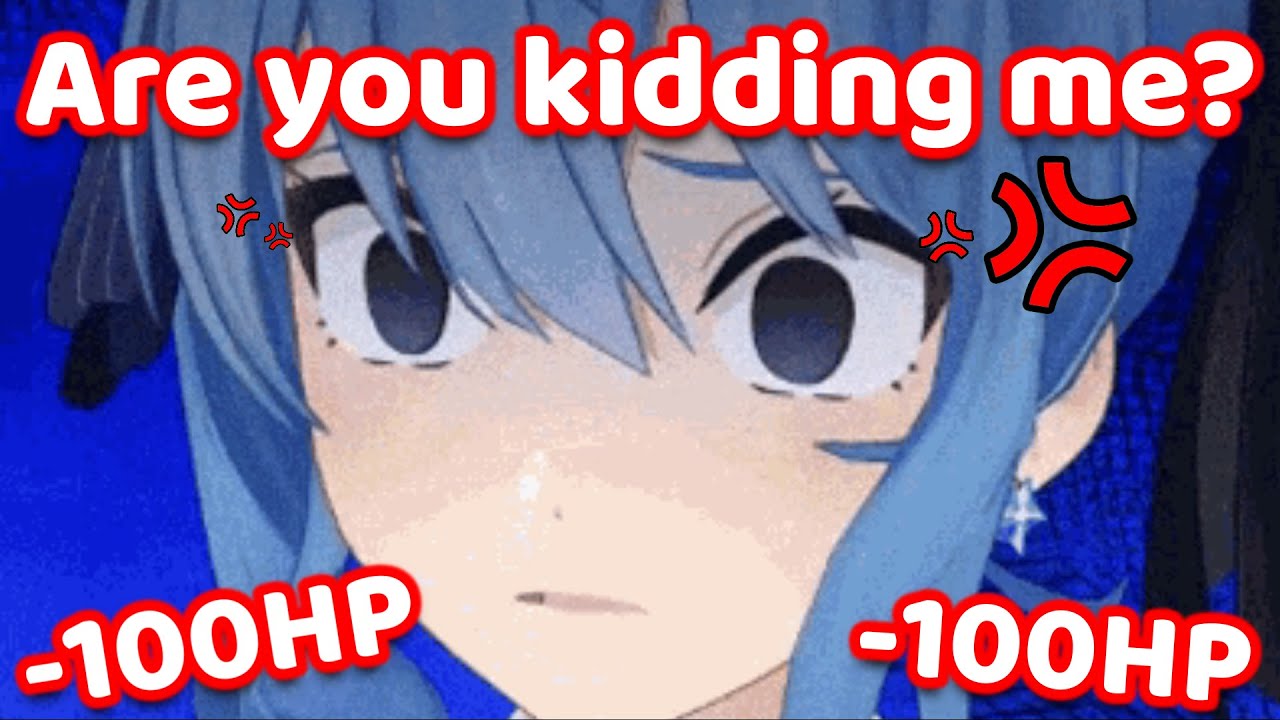 Suisei Smash Her Keyboard After Losing 1st Place in Mario Kart Collab (Hololive)