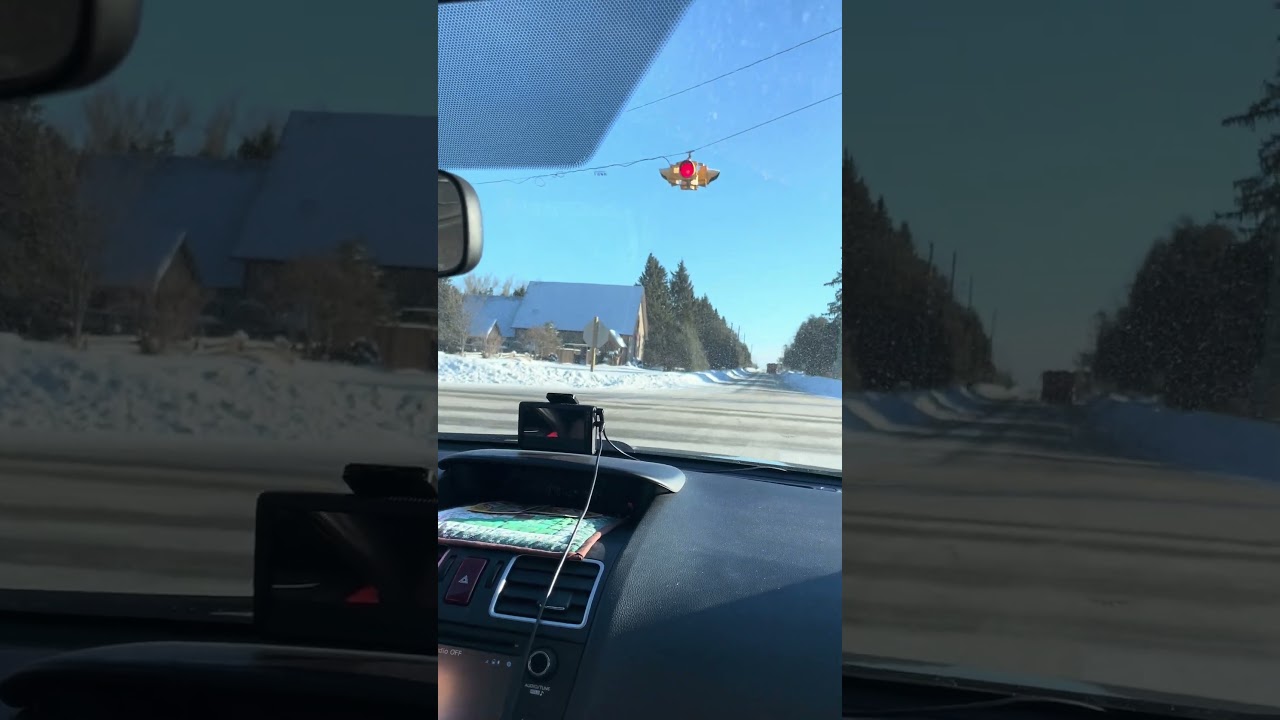 On the way up north drag lake Haliburton ..