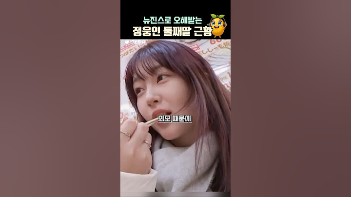 뉴진스로 오해받는 정웅인 둘째딸 근황