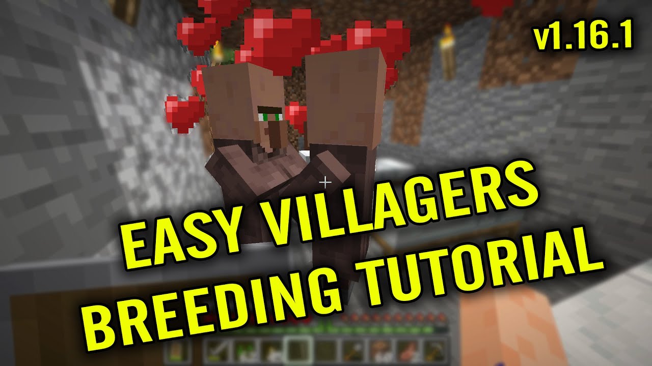 How to Breed Villagers in Minecraft 1.16.1 - YouTube