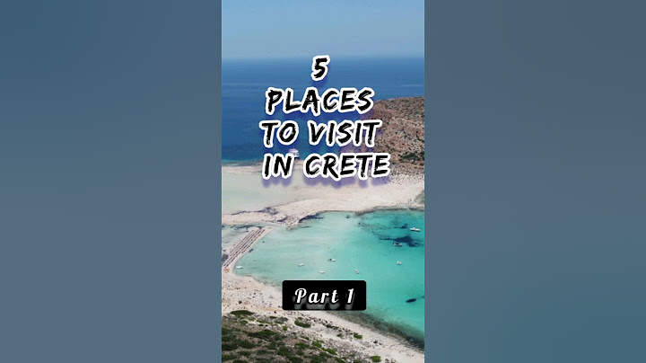 5 places to visit in Crete!! (part 1) 🇬🇷✈️ #crete #greece #creteisland