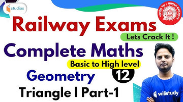 11:00 PM - Maths for All Competitive Exams by Suresh Sir | Math Tricks | Triangles Geometry (Part-1)