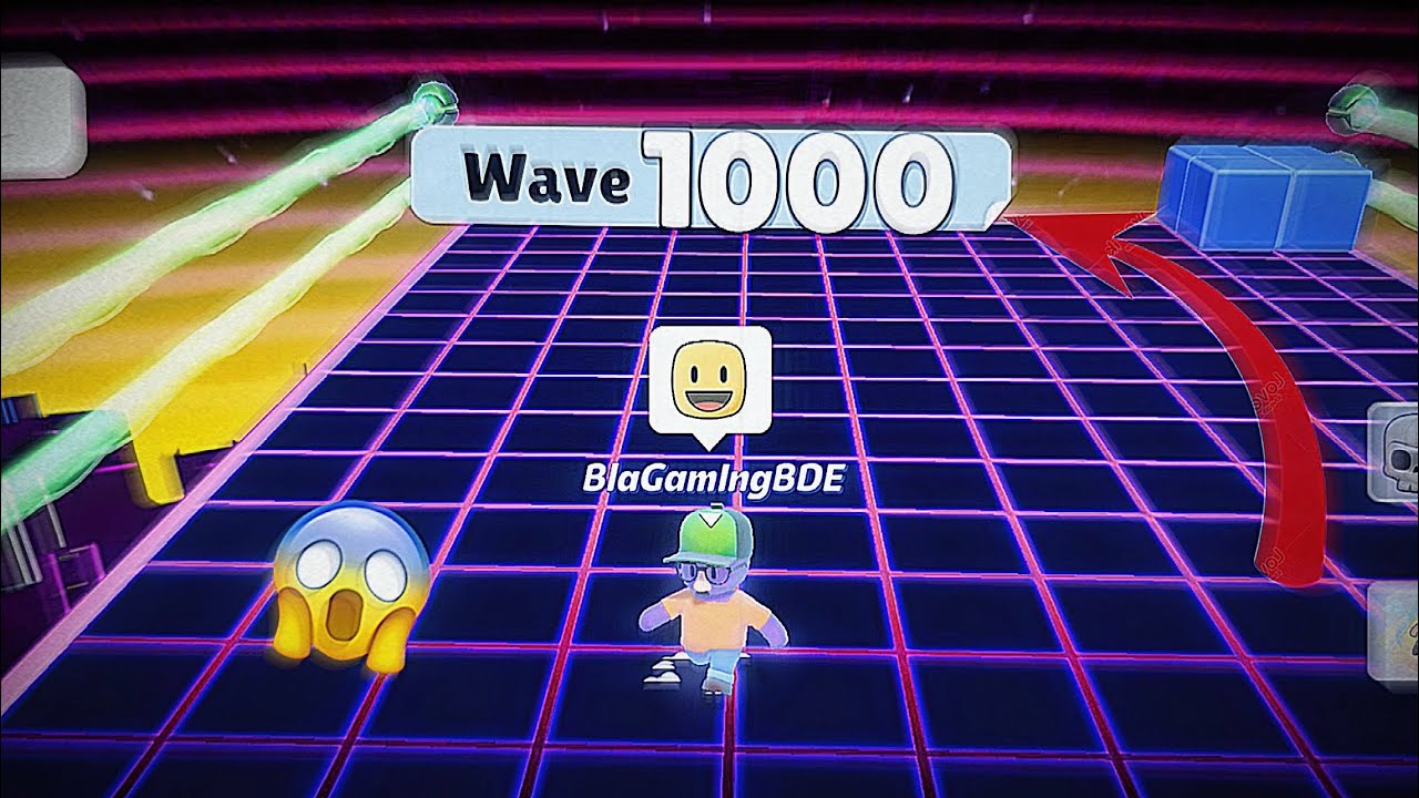 Stumble Guys Block Dash Endless Wave 1000🔥 (old WR 0.88.2) @NORpotetoGaming #stumbleguys