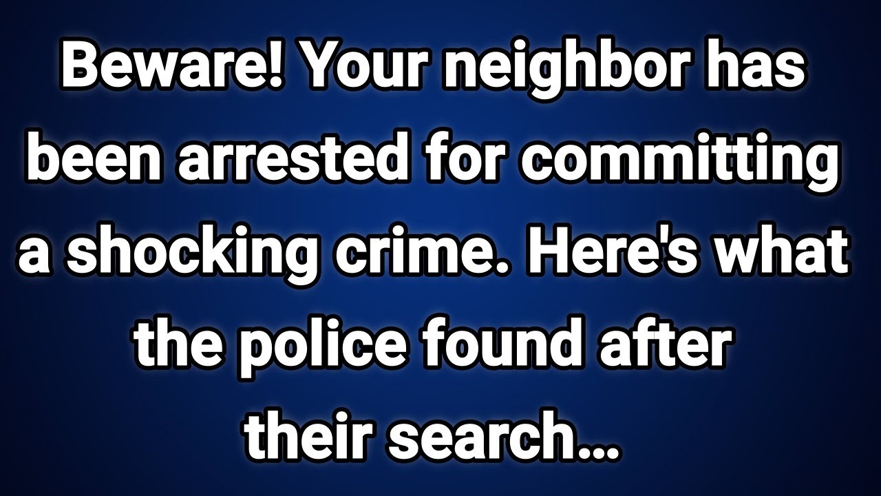 🎇Бог говорит сегодня || ОСТОРОЖНО! ВАШ СОСЕД ТОЛЬКО ЧТО АРЕСТОВАН ЗА ШОКИРУЮЩЕЕ ПРЕСТУПЛЕНИЕ...
