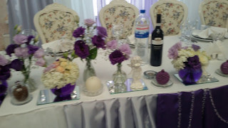 свадьба фиолет+серебро.