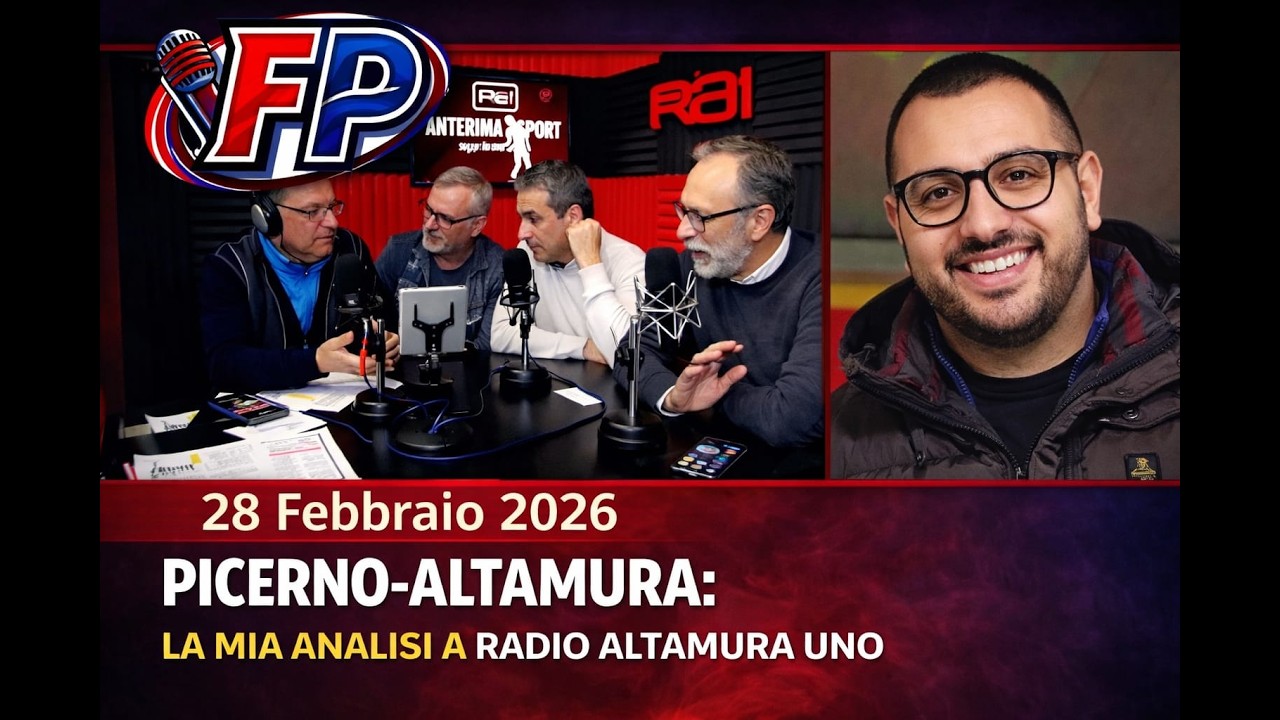 PICERNO - ALTAMURA: LA MIA ANALISI A RADIO ALTAMURA UNO