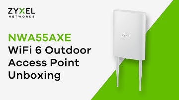 Zyxel NWA55AXE WiFi 6 Outdoor Access Point Unboxing