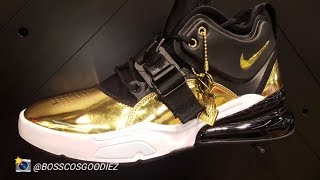 nike air force 270 gold standard