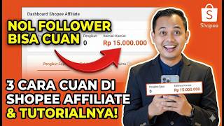 THREE WAYS TO MAKE PROFIT ON SHOPEE AFFILIATE EVEN WITH ZERO FOLLOWERS. WITH A TUTORIAL