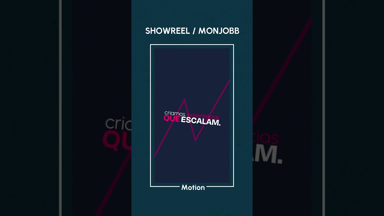 Showreel Motion - Monjobb #aftereffects #creativeagency #designmotion