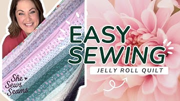 Easy Jelly Roll Baby Quilt Tutorial | Beginner-Friendly Sewing Project for New Quilters