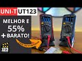 AINDA MELHOR E MAIS BARATO! MULTÍMETRO FÁCIL DE USAR UNI-T 123  MINIPA ET1050  COM FUNÇÃO TERMÔMETRO