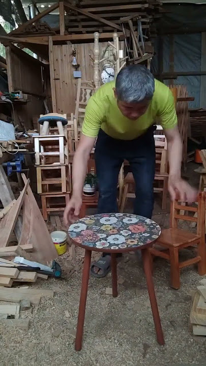 The best match for small tables and chairs Handmade woodworking purely handmade professional woo