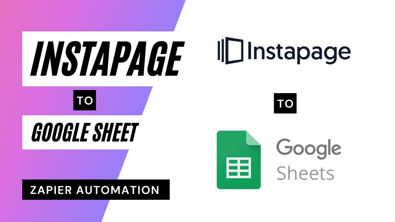 How to integrate Zapier with Google Sheets from your Landing Page - YouTube