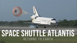 Space Shuttle Atlantis Return To Earth Sts - 132 Landing 