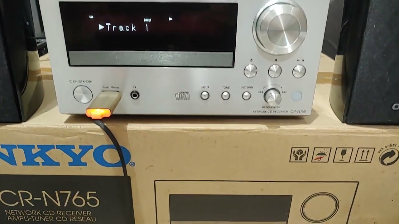 Testing CD Receiver ONKYO CR-N765 USB Function - YouTube