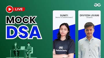 Live Mock DSA | GeeksforGeeks
