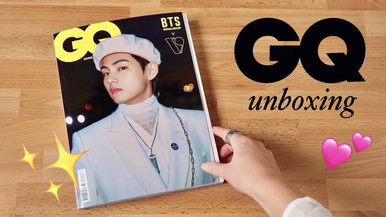 BTS] VOGUE & GQ Vogue Korea Jan 2022 Issue Magazine SUGA COVER