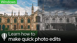 Learn How To Make Quick Photo Edits With The Adjustments Docker In Corel Photo-Paint | Windows