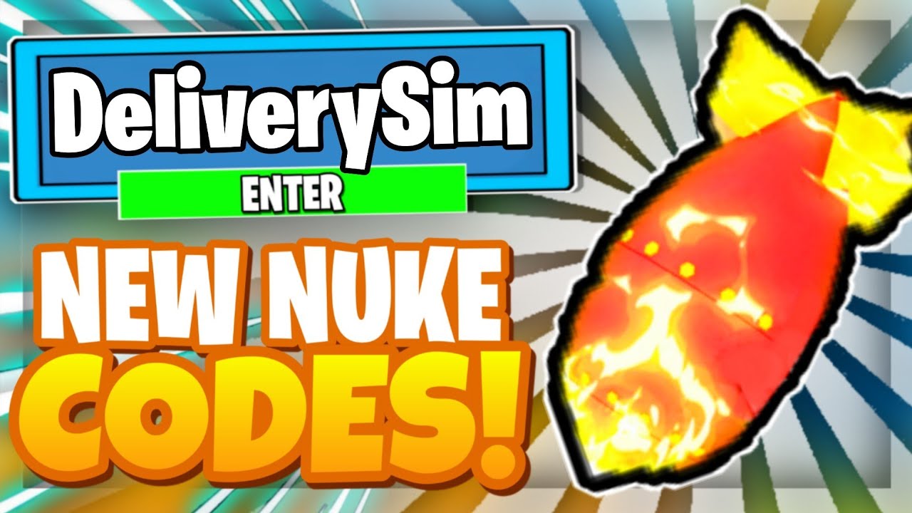 ALL NEW NUKE UPDATE OP CODES Roblox Delivery Simulator Codes YouTube