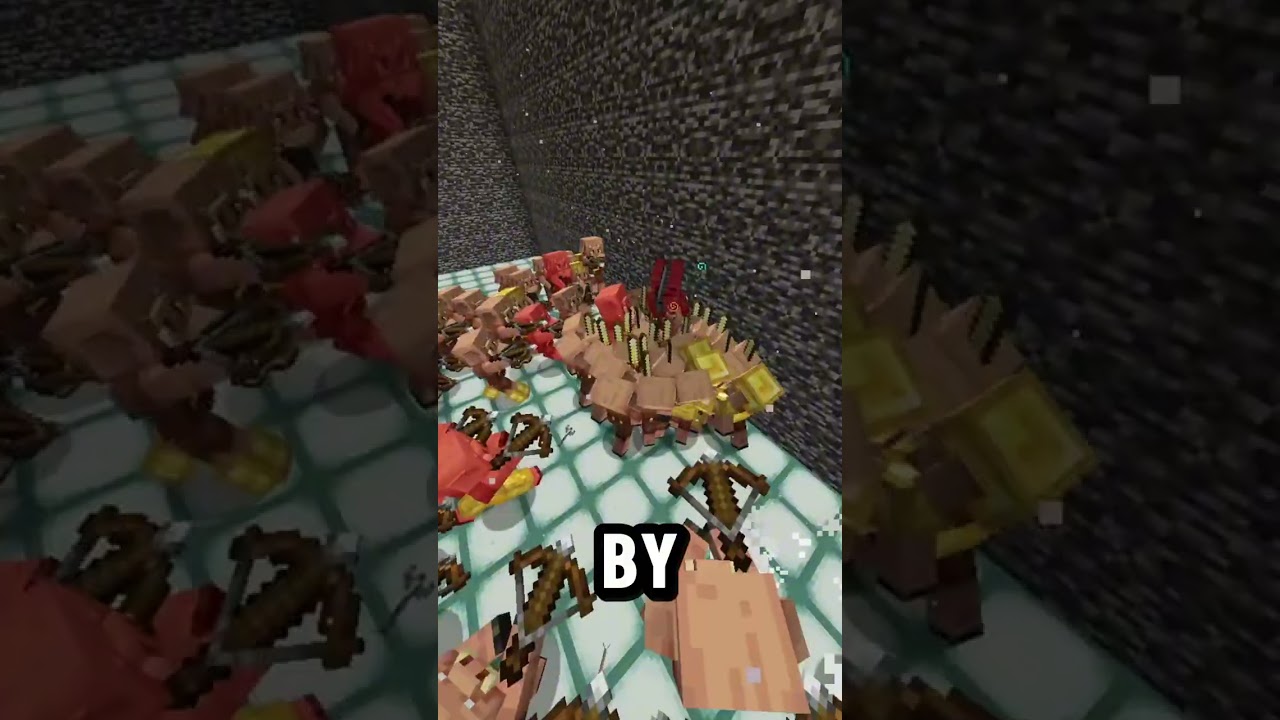 Superpowered Wither VS 100 Piglins