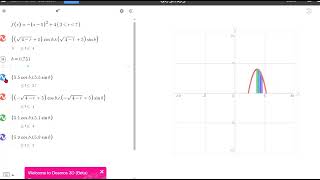 Visualizing Shell Method with Desmos 3d Profile