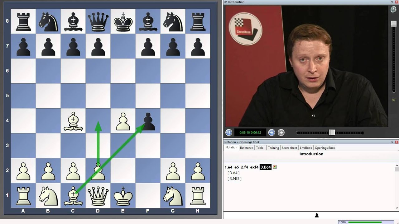 ChessBase Software Fritz Trainer Chess Opening Vienna With 3.f4 by Nigel  Davies for sale online