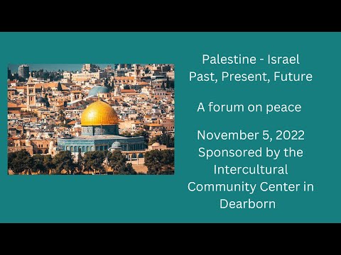 Palestine Israel Panel