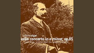 Cello Concerto in E minor, Op. 85: I. Adagio, moderato, II. Lento, Allegro molto