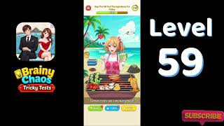 Brainy Chaos Tricky Test Level 59 Help The Guy Cheer UP His Girlfriend