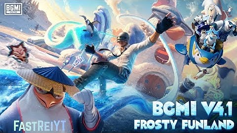 BGMI 4.1 UPDATE IS HERE : Frosty Funland  Don