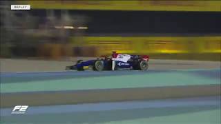 2018 Formula 2 @ Bahrain - Maini Great Save