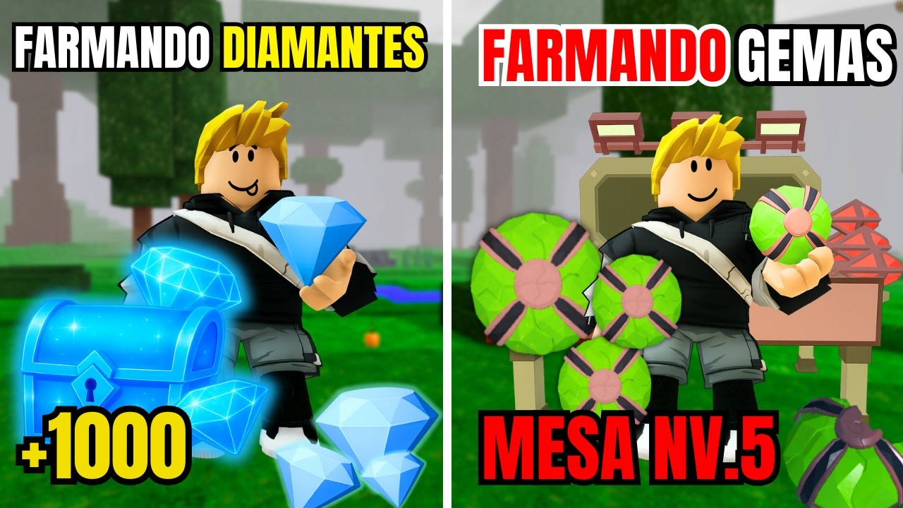 COMO CONSEGUIR DIAMANTES e GEMAS RARAS no 99 Nights in the Forest!